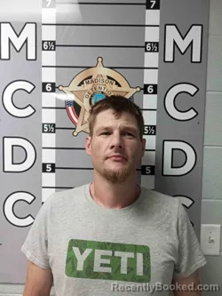 Booking photo from Madison County, Kentucky