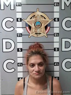 Mugshot of APRIL ALVARADO booked in Madison County, Kentucky on May 7, 2026