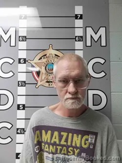 Mugshot of Kenneth Breedlove booked in Madison County, Kentucky on August 20, 2026