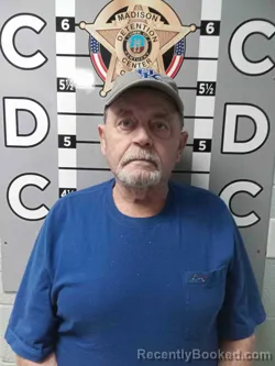 Mugshot of GARY HALL booked in Madison County, Kentucky on April 24, 2026