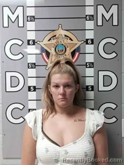 Mugshot of MIKAELA MULLIKIN booked in Madison County, Kentucky on July 30, 2026