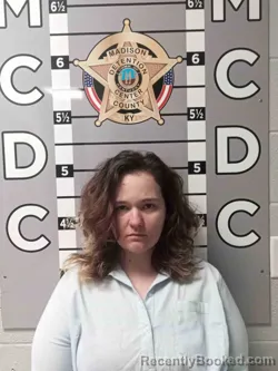 Mugshot of JENNA SHACKLEFORD booked in Madison County, Kentucky on April 17, 2026