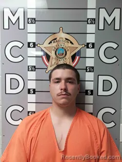 Mugshot of Ethan Klopp booked in Madison County, Kentucky on August 17, 2026