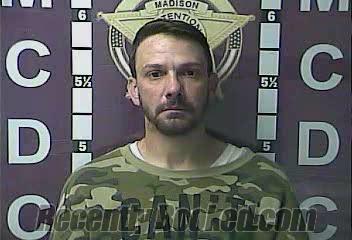 Booking photo from Madison County, Kentucky