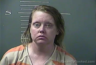 Mugshot of Holly Joe Salyer booked in Magoffin County, Kentucky on October 24, 2026