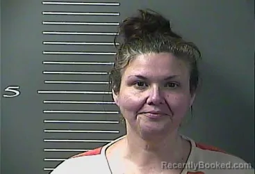 Mugshot of Crystal Lee Hazlett booked in Martin County, Kentucky on August 6, 2026