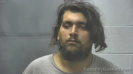 Mugshot of COLLIN W GARZA booked in Meade County, Kentucky on May 17, 2026