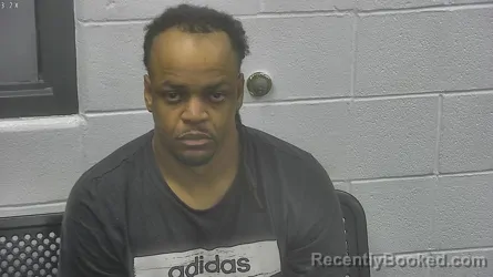 Mugshot of Dominique Orlando Boswell booked in Meade County, Kentucky on August 27, 2026