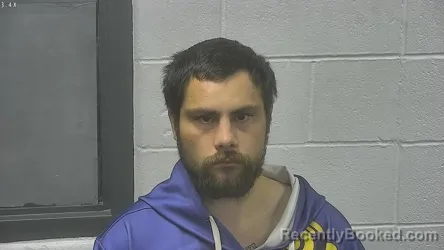 Mugshot of DANIEL LEE HILL booked in Meade County, Kentucky on May 6, 2026