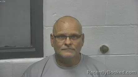 Mugshot of David B New booked in Meade County, Kentucky on August 14, 2026