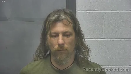 Mugshot of DUSTIN MICHEAL ROGERS booked in Meade County, Kentucky on April 1, 2026