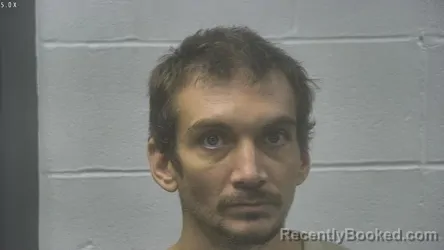 Mugshot of Dustin James Taulbee booked in Meade County, Kentucky on August 19, 2026