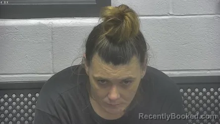 Mugshot of Elizabeth Courtney Bell booked in Meade County, Kentucky on September 9, 2026
