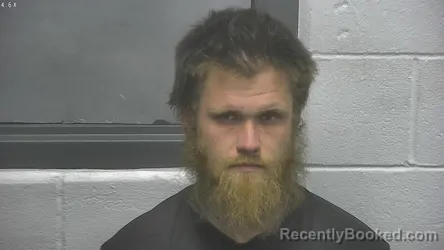 Mugshot of HUNTER RAY HOLSTON booked in Meade County, Kentucky on April 1, 2026