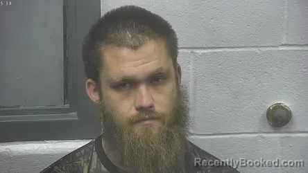 Mugshot of Hunter Ray Holston booked in Meade County, Kentucky on September 25, 2026