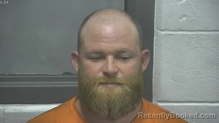 Mugshot of Joseph Henry Carter booked in Meade County, Kentucky on August 24, 2026