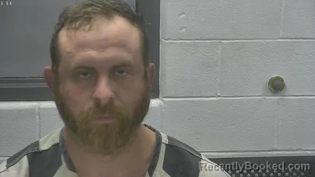 Mugshot of JORDAN WAYNE DEBERRY booked in Meade County, Kentucky on April 19, 2026