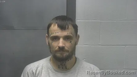 Mugshot of Jerry Allen Middleton booked in Meade County, Kentucky on September 8, 2026