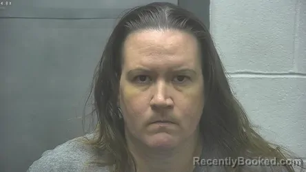 Mugshot of Krystal Shannon Barnes-Morris booked in Meade County, Kentucky on August 25, 2026