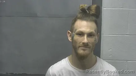 Mugshot of Micah Joel Gray booked in Meade County, Kentucky on September 8, 2026