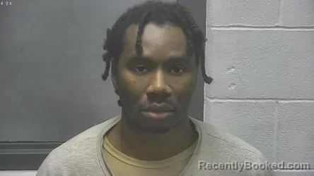 Mugshot of Mario Nathinael Vinson booked in Meade County, Kentucky on October 5, 2026