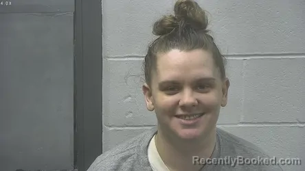Mugshot of RACHEL MARIE GILKEY booked in Meade County, Kentucky on June 3, 2026