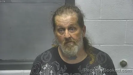 Mugshot of Ronald E Howard booked in Meade County, Kentucky on August 8, 2026