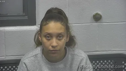 Mugshot of Savannah Paige Rigsby booked in Meade County, Kentucky on October 23, 2026