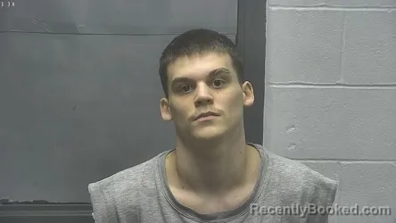 Mugshot of Zachary J Setser booked in Meade County, Kentucky on September 8, 2026