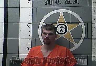 Booking photo from Montgomery County, Kentucky