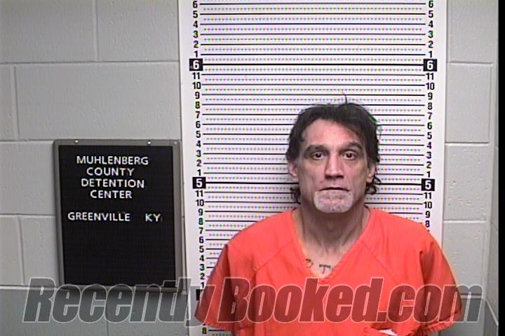 Booking photo from Muhlenberg County, Kentucky