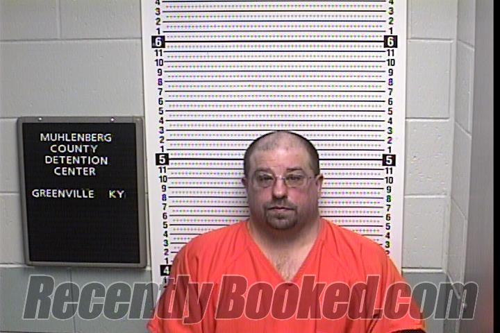 Booking photo from Muhlenberg County, Kentucky