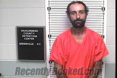 Booking photo from Muhlenberg County, Kentucky