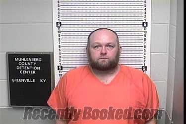 Booking photo from Muhlenberg County, Kentucky