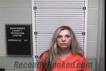 Booking photo from Muhlenberg County, Kentucky