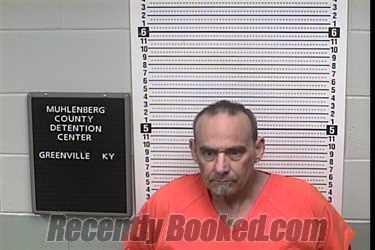 Booking photo from Muhlenberg County, Kentucky