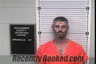 Booking photo from Muhlenberg County, Kentucky