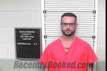 Booking photo from Muhlenberg County, Kentucky