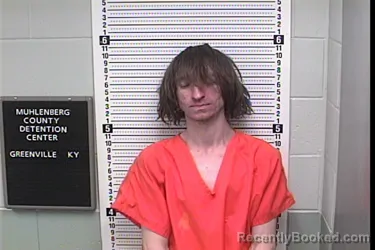 Mugshot of AARON BLAKE GONZALEZ booked in Muhlenberg County, Kentucky on March 18, 2026