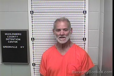 Mugshot of MICHAEL WAYNE VINCENT booked in Muhlenberg County, Kentucky on March 20, 2026