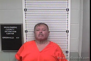 Mugshot of LARRY DALE BURDEN booked in Muhlenberg County, Kentucky on March 21, 2026