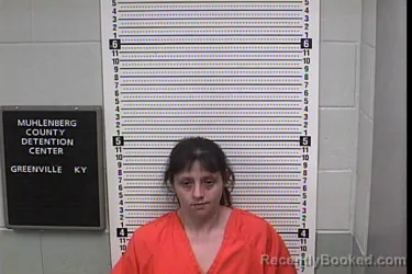 Mugshot of ASHLEY NICOLE SCOTT booked in Muhlenberg County, Kentucky on March 24, 2026