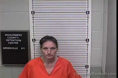 Mugshot of HEATHER LEIGH CAPPS booked in Muhlenberg County, Kentucky on March 25, 2026