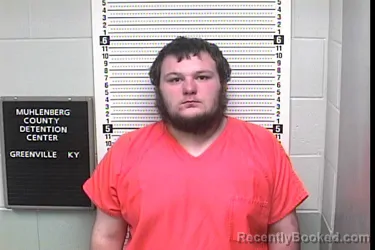 Mugshot of AUSTIN DANIEL GREER booked in Muhlenberg County, Kentucky on March 26, 2026