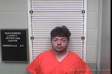 Mugshot of DUSTIN RAY PEACH booked in Muhlenberg County, Kentucky on March 27, 2026