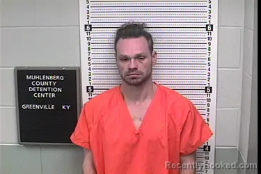 Mugshot of NATHAN RAY MOORE booked in Muhlenberg County, Kentucky on April 2, 2026