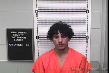 Mugshot of YANSSER IMANOL VALLADERES booked in Muhlenberg County, Kentucky on April 3, 2026