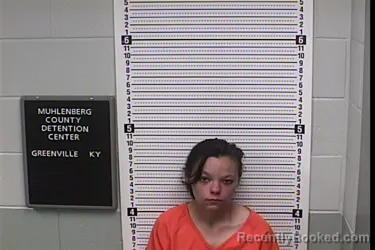 Mugshot of MEAGON DANIELLE HARDY booked in Muhlenberg County, Kentucky on April 4, 2026