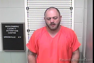 Mugshot of JACOB RYAN ASBERRY booked in Muhlenberg County, Kentucky on April 7, 2026