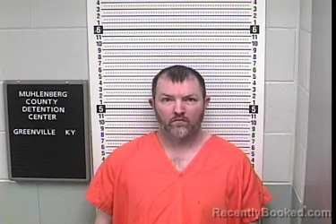 Mugshot of AARON LEE CROWE booked in Muhlenberg County, Kentucky on April 7, 2026